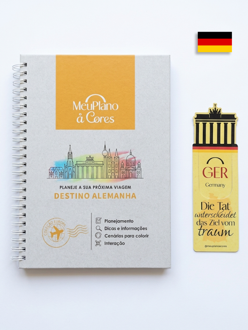 Planner de Viagem Alemanha + Marcador