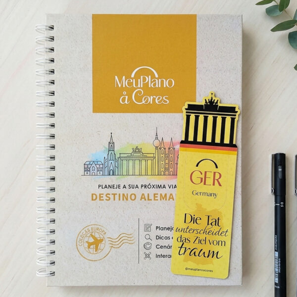 Planner + Marcador - Alemanha - Coleção Europa