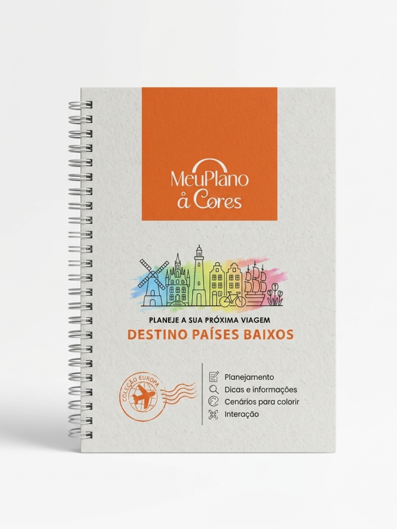 Planner de Viagem Holanda (Países Baixos)