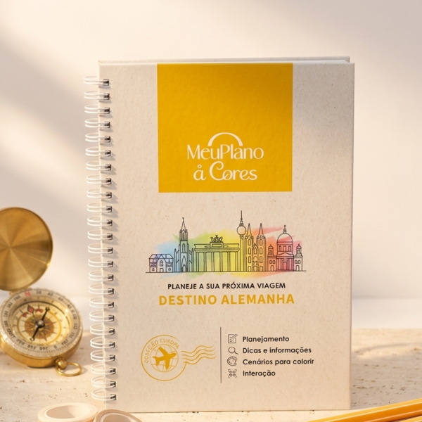 Planner de Viagem - Alemanha - Coleção Europa